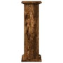 Pedestal expositor con almacenaje roble ahumado 31x30x90 cm de , Soportes para macetas - Ref: Foro24-854611, Precio: 66,27 €,...