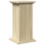 Pedestal display with storage in Sonoma oak 31x30x60 cm by , Pot stands - Ref: Foro24-854618, Price: 50,18 €, Discount: %