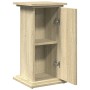 Pedestal display with storage in Sonoma oak 31x30x60 cm by , Pot stands - Ref: Foro24-854618, Price: 50,18 €, Discount: %