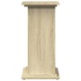 Pedestal display with storage in Sonoma oak 31x30x60 cm by , Pot stands - Ref: Foro24-854618, Price: 50,18 €, Discount: %