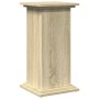 Pedestal display with storage in Sonoma oak 31x30x60 cm by , Pot stands - Ref: Foro24-854618, Price: 50,18 €, Discount: %