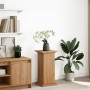 Display pedestal with storage in artisan oak, 31x30x60 cm. by , Pot stands - Ref: Foro24-854624, Price: 47,09 €, Discount: %