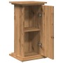 Display pedestal with storage in artisan oak, 31x30x60 cm. by , Pot stands - Ref: Foro24-854624, Price: 47,09 €, Discount: %