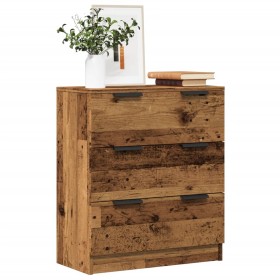 Aged engineered wood sideboard 60x30x70 cm by , Sideboards - Ref: Foro24-856834, Price: 84,58 €, Discount: %