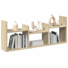 Engineered wood wall cabinet in Sonoma oak, 100x18x40 cm by , Shelves and shelves - Ref: Foro24-854798, Price: 37,99 €, Disco...