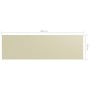 Balcony awning cream oxford fabric 90x300 cm by vidaXL, Umbrellas - Ref: Foro24-134952, Price: 22,65 €, Discount: %