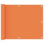 Toldo para balcón de tela oxford naranja 75x600 cm de vidaXL, Sombrillas - Ref: Foro24-135047, Precio: 28,33 €, Descuento: %