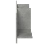 Engineered wood gray concrete wall shelf 100x16.5x30 cm by , Shelves and shelves - Ref: Foro24-854862, Price: 35,07 €, Discou...