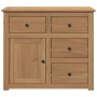 Sideboard with drawers Panama solid pine wood 93x40x80 cm by , Sideboards - Ref: Foro24-4016384, Price: 173,47 €, Discount: %