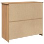 Sideboard with drawers Panama solid pine wood 93x40x80 cm by , Sideboards - Ref: Foro24-4016384, Price: 173,47 €, Discount: %