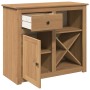 Sideboard with drawer Panama solid pine wood 93x40x80 cm by , Sideboards - Ref: Foro24-4016386, Price: 156,60 €, Discount: %