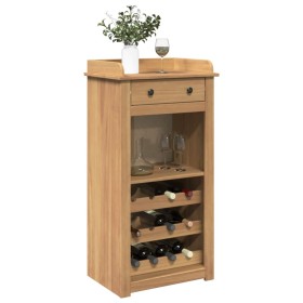 Weinregal Panama aus massivem Kiefernholz 57x40x111,5 cm von , Wein- und Spirituosenschränke - Ref: Foro24-4016390, Preis: 14...