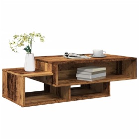 Aged engineered wood coffee table 105x55x32 cm by , Coffee table - Ref: Foro24-856670, Price: 73,77 €, Discount: %