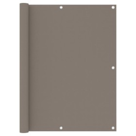 Taupe gray oxford fabric balcony awning 120x400 cm by vidaXL, Umbrellas - Ref: Foro24-134993, Price: 24,38 €, Discount: %