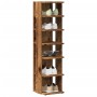 Engineered wood aged shoe cabinet 28x27x102 cm by , Shoe racks and shoe organizers - Ref: Foro24-856664, Price: 49,99 €, Disc...