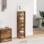 Engineered wood aged shoe cabinet 28x27x102 cm by , Shoe racks and shoe organizers - Ref: Foro24-856664, Price: 49,99 €, Disc...