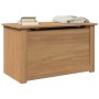 Storage trunk with lid Panama solid pine wood 79x42x46 cm by , Storage trunks - Ref: Foro24-4016387, Price: 94,73 €, Discount: %