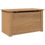 Storage trunk with lid Panama solid pine wood 79x42x46 cm by , Storage trunks - Ref: Foro24-4016387, Price: 94,73 €, Discount: %