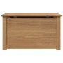 Storage trunk with lid Panama solid pine wood 79x42x46 cm by , Storage trunks - Ref: Foro24-4016387, Price: 94,73 €, Discount: %