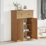 Panama shoe cabinet made of solid pine wood 80x40x114 cm by , Shoe racks and shoe organizers - Ref: Foro24-4016391, Price: 21...