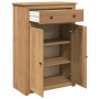 Schuhschrank Panama aus massivem Kiefernholz 80x40x114 cm von , Schuhregale und Schuhorganisatoren - Ref: Foro24-4016391, Pre...