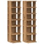 Shoe cabinets 2 units oak wood artisan 28x27x102 cm by , Shoe racks and shoe organizers - Ref: Foro24-856667, Price: 78,98 €,...