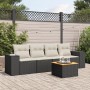 5-piece garden furniture set with black synthetic rattan cushions by , Garden sets - Ref: Foro24-3257652, Price: 323,59 €, Di...