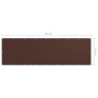 Balcony awning in brown Oxford fabric 120x400 cm by vidaXL, Umbrellas - Ref: Foro24-135077, Price: 27,09 €, Discount: %