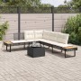 Garden sofa set 2 pieces with PE rattan cushions and black glass by , Garden sets - Ref: Foro24-3277493, Price: 403,17 €, Dis...