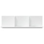 Engineered wood white wall shelf 100x16.5x30 cm by , Shelves and shelves - Ref: Foro24-854859, Price: 35,84 €, Discount: %