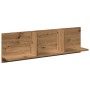 Engineered oak wood wall-mounted furniture, Artisian model, 100x16.5x30 cm by , Shelves and shelves - Ref: Foro24-854867, Pri...