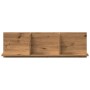 Engineered oak wood wall-mounted furniture, Artisian model, 100x16.5x30 cm by , Shelves and shelves - Ref: Foro24-854867, Pri...