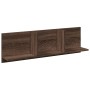 Wall-mounted engineered wood furniture, brown oak, 100x16.5x30 cm by , Shelves and shelves - Ref: Foro24-854865, Price: 39,52...