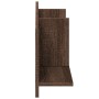 Wall-mounted engineered wood furniture, brown oak, 100x16.5x30 cm by , Shelves and shelves - Ref: Foro24-854865, Price: 39,52...