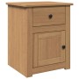 Mesita de noche Panama madera maciza de pino 46x40x57 cm de , Mesitas de noche - Ref: Foro24-4016383, Precio: 70,89 €, Descue...