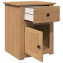 Mesita de noche Panama madera maciza de pino 46x40x57 cm de , Mesitas de noche - Ref: Foro24-4016383, Precio: 70,89 €, Descue...