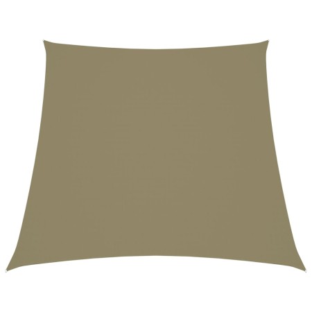 Trapezoidal sail awning beige oxford fabric 4/5x4 m by vidaXL, Umbrellas - Ref: Foro24-135189, Price: 67,76 €, Discount: %