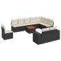 Garden sofa set 11 pieces and black synthetic rattan cushions by , Garden sets - Ref: Foro24-3257827, Price: 632,98 €, Discou...