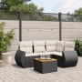 5-piece garden furniture set with black synthetic rattan cushions by , Garden sets - Ref: Foro24-3257316, Price: 340,84 €, Di...