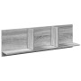 Wall-mounted engineered wood furniture in Sonoma gray, 100x16.5x30 cm by , Shelves and shelves - Ref: Foro24-854864, Price: 3...