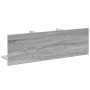 Wall-mounted engineered wood furniture in Sonoma gray, 100x16.5x30 cm by , Shelves and shelves - Ref: Foro24-854864, Price: 3...