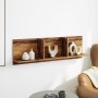 Aged engineered wood wall shelf 100x16.5x30 cm by , Shelves and shelves - Ref: Foro24-854866, Price: 38,67 €, Discount: %