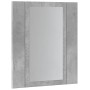 Armario de baño con espejo LED madera gris hormigón 40x12x45 cm de , Tocadores de baño - Ref: Foro24-856278, Precio: 49,73 €,...