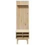 Mueble de recibidor OTTA madera maciza de pino 50x40x160 cm de , Armarios roperos - Ref: Foro24-4013463, Precio: 116,99 €, De...