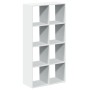 Wooden engineering white divider bookcase 69.5x29x137.5 cm by , Bookcases and shelves - Ref: Foro24-858021, Price: 86,13 €, D...