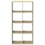 Librería divisor madera ingeniería roble Sonoma 69,5x29x137,5cm de , Librerías y estanterías - Ref: Foro24-858023, Precio: 83...