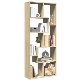 Librería divisora madera ingeniería roble Sonoma 67x25x161,5 cm de , Librerías y estanterías - Ref: Foro24-858077, Precio: 81...