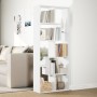 White engineering wood divider bookcase 67x25x161.5 cm by , Bookcases and shelves - Ref: Foro24-858075, Price: 83,76 €, Disco...