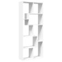 White engineering wood divider bookcase 67x25x161.5 cm by , Bookcases and shelves - Ref: Foro24-858075, Price: 83,76 €, Disco...