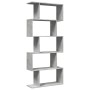 Divider bookcase 5 levels gray wood concrete 70x24x161 cm by , Bookcases and shelves - Ref: Foro24-858096, Price: 71,54 €, Di...